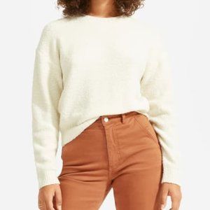 EVERLANE The Teddy Wool Blend Crew Neck Sweater L